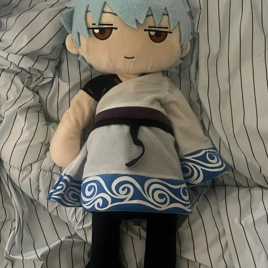 [BUNJANG] Gintama Gintoki Kuttari Plush + Elizabeth Outfit / 은혼 긴토키 쿳타리 + 엘리자베스 옷