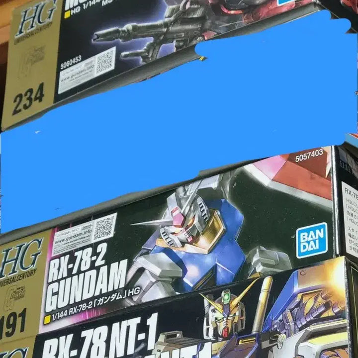 [BUNJANG] HG Gundam 3-Type Bundle Set / hg 건담 3종 일괄