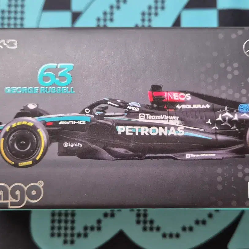 [BUNJANG] George Russell 2024 Bburago 1:43 Scale Model / 조지러셀 2024 부라고 1:43 판매