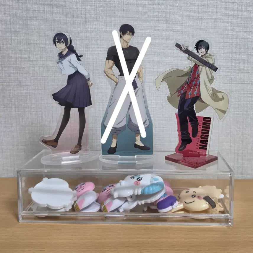 [BUNJANG] Jujutsu Kaisen Amanai Riko &amp; Sakamoto Days Nagumo Acrylic Stand Set / 주술회전 아마나이리코 &amp; 사카모토데이즈 나구모 아크릴 스탠드