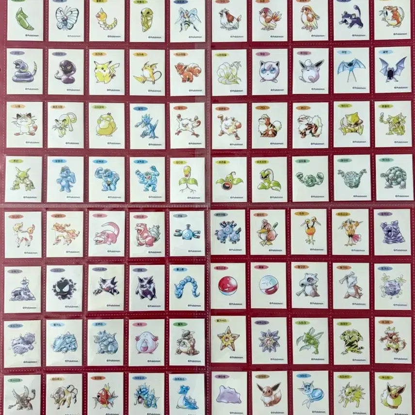 [BUNJANG] Pokemon 30th Anniversary Artwork Tteu-bbbo-ssseul Stickers / 포켓몬 30주년 기념  아트워크 띠부씰