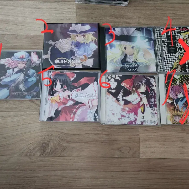 [BUNJANG] Touhou Project Doujin Music CD Bundle / (급전-일괄25만,개별)동인 동방 프로젝트 앨범 CD 70장