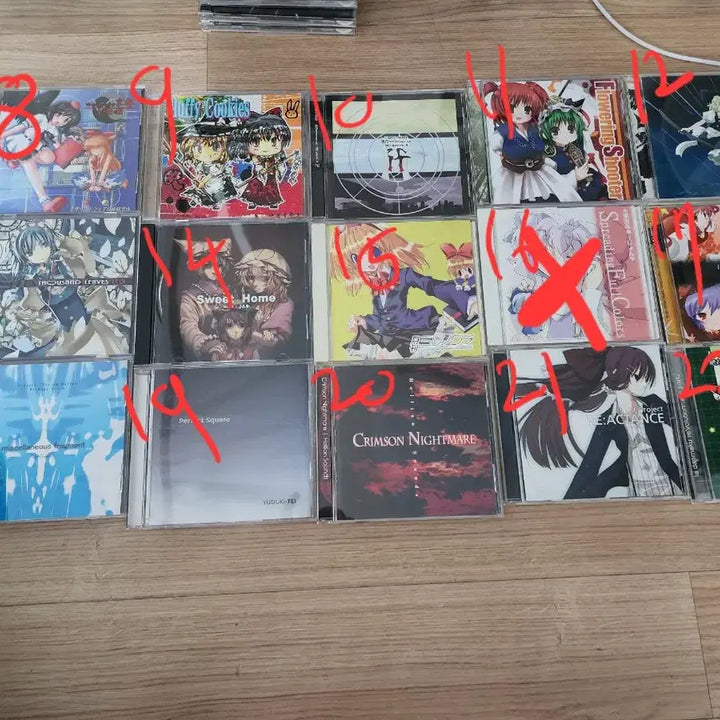 [BUNJANG] Touhou Project Doujin Music CD Bundle / (급전-일괄25만,개별)동인 동방 프로젝트 앨범 CD 70장