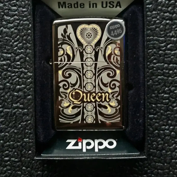 [BUNJANG] Queen Black Ice ZIPPO Lighter / Queen Black Ice ZIPPO lighter (2014)