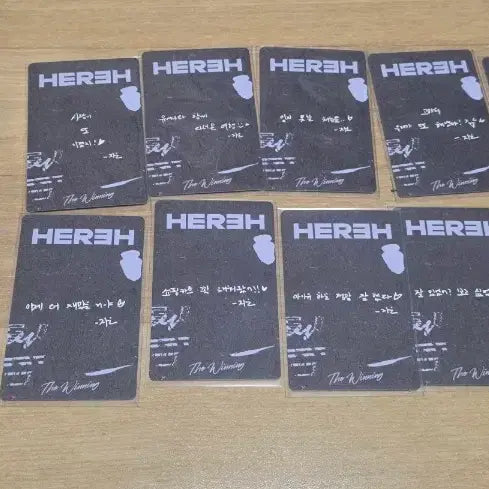 [BUNJANG] The Winning Photocard Tin Case Set / 더위닝 포토카드 틴케이스 세트