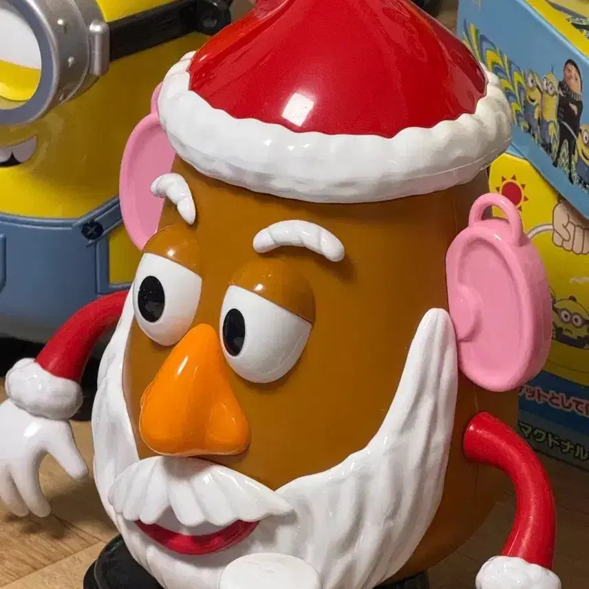 [BUNJANG] Mr. Potato Head Santa Claus Costume Popcorn Bucket / 미스터 포테이토 산타 클로스 코스튬 팝콘통
