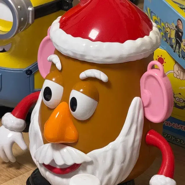 [BUNJANG] Mr. Potato Head Santa Claus Costume Popcorn Bucket / 미스터 포테이토 산타 클로스 코스튬 팝콘통