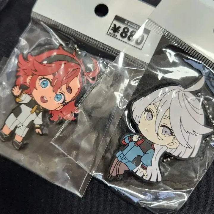 [BUNJANG] Mobile Suit Gundam: The Witch from Mercury Suletta Mercury &amp; Miorine Rembran Rubber Strap / 수성의마녀 슬레타 미오리네 러버스트랩