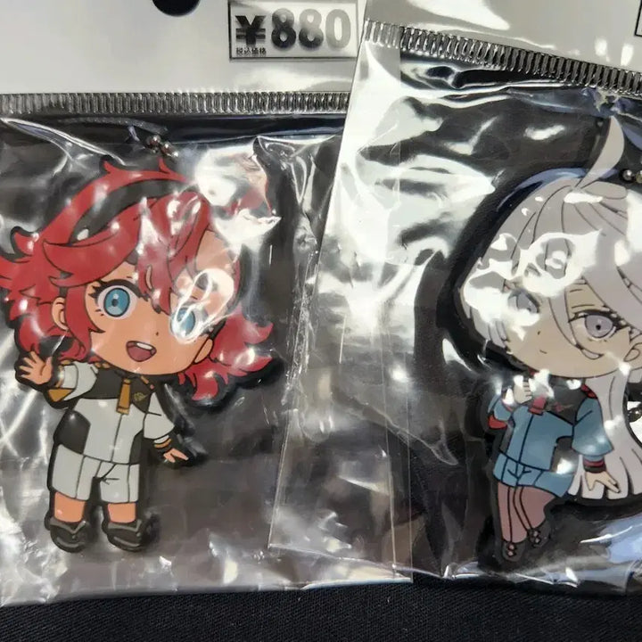 [BUNJANG] Mobile Suit Gundam: The Witch from Mercury Suletta Mercury &amp; Miorine Rembran Rubber Strap / 수성의마녀 슬레타 미오리네 러버스트랩