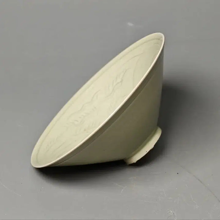 [BUNJANG] Chinese Celadon Porcelain Bowl with Phoenix Motif - Late Qing Dynasty, Guangxu Period / [진품] 청대 말기 광서제 시기 용천요 봉황문 청자완 중국도자기 골동품