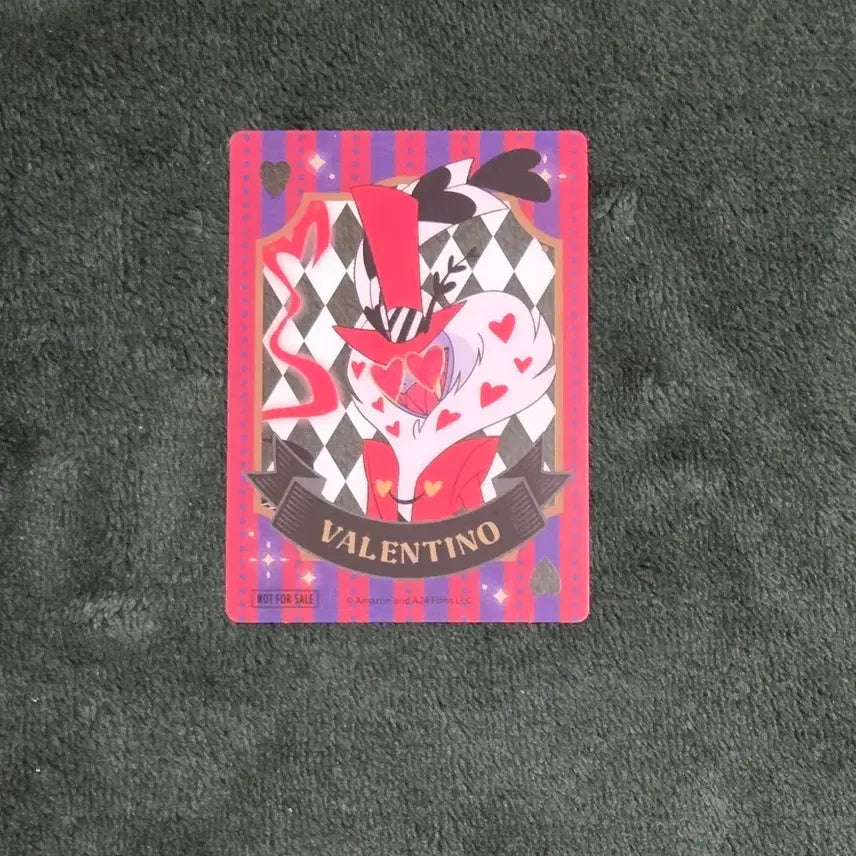 [BUNJANG] Has Been Hotel Valentino Clear Card / 해즈빈 호텔 발렌티노 투명 카드