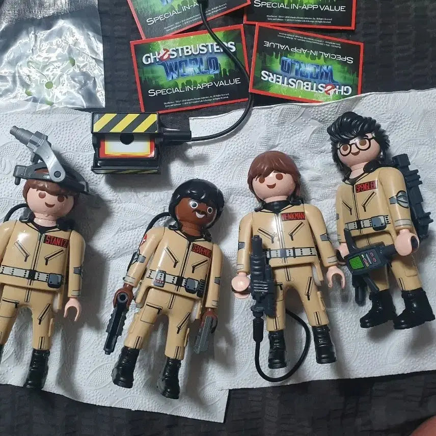[BUNJANG] Playmobil Ghostbusters Figures 4-Piece Set / 플레이모빌 고스트버스터즈 피규어 4종 세트