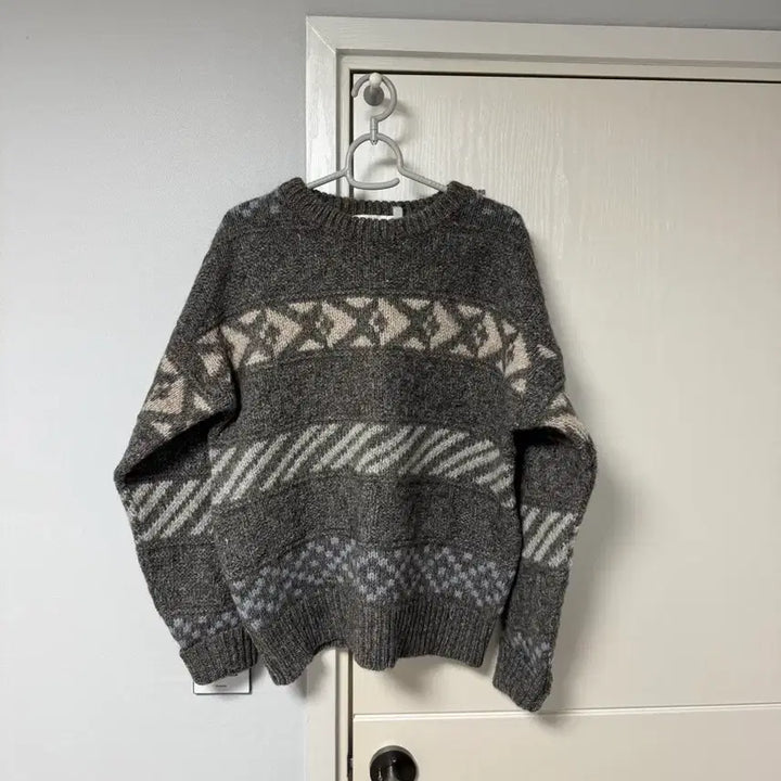 [BUNJANG] Pure New Wool 100% Knit / 퓨어 뉴울 100 니트