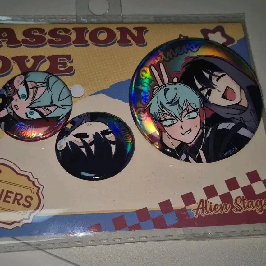 [BUNJANG] A.C.E ESTIVAL Pin Button Goods Set (3 pcs) / 에이스테 틸이반 핀버튼 굿즈3개세트