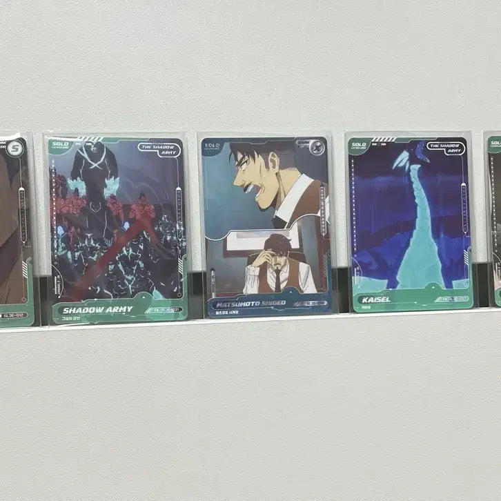[BUNJANG] Solo Leveling Collecting Card Set 3 / 나혼자만레벨업 컬렉팅카드 3탄 5장 일괄