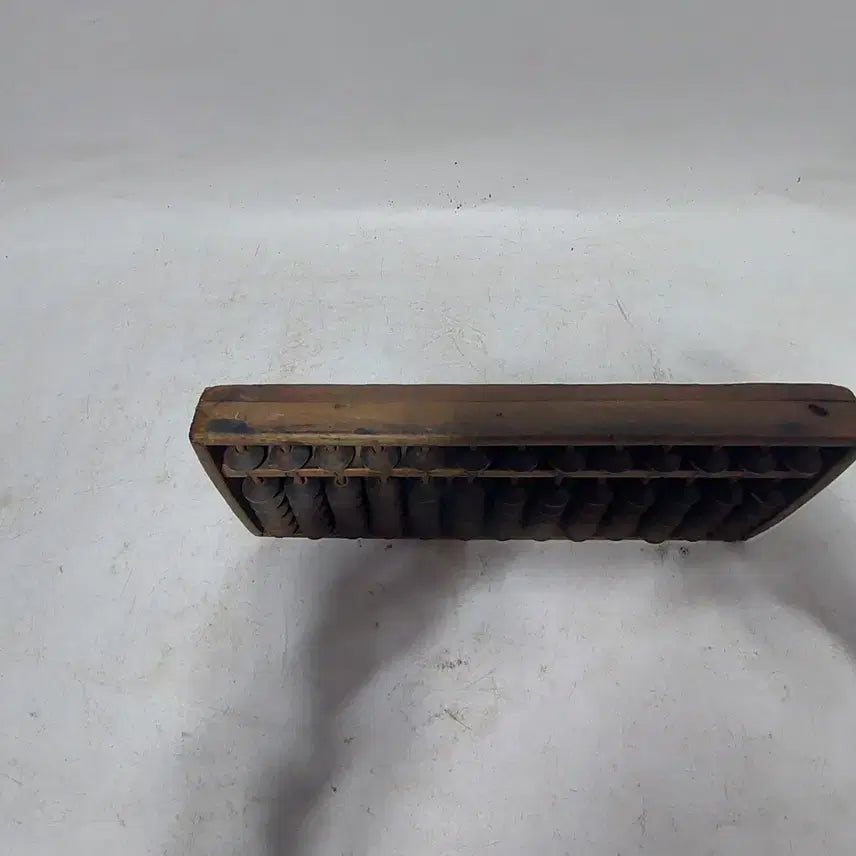 [BUNJANG] Vintage Wooden Abacus Calculator / 오래된 주판  계산기 -  근대사. 소품용.주산