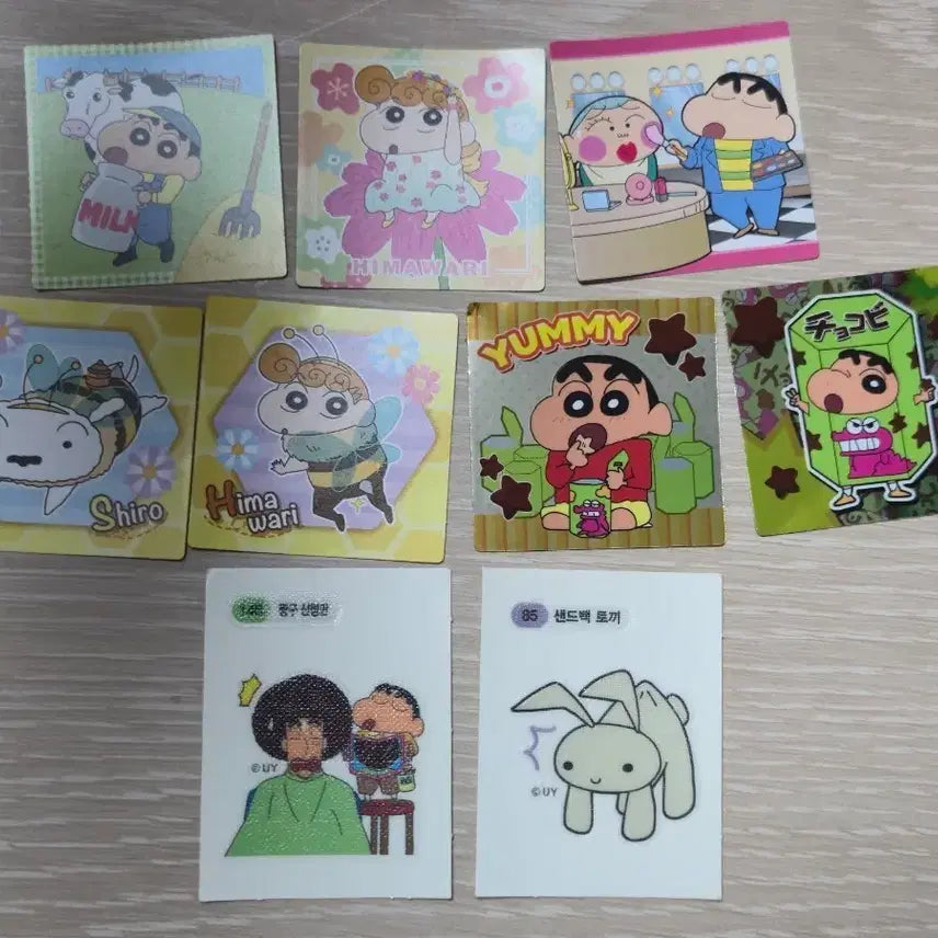 [BUNJANG] Crayon Shin-chan Sticker Collection Bundle / 짱구 띠부씰 일괄