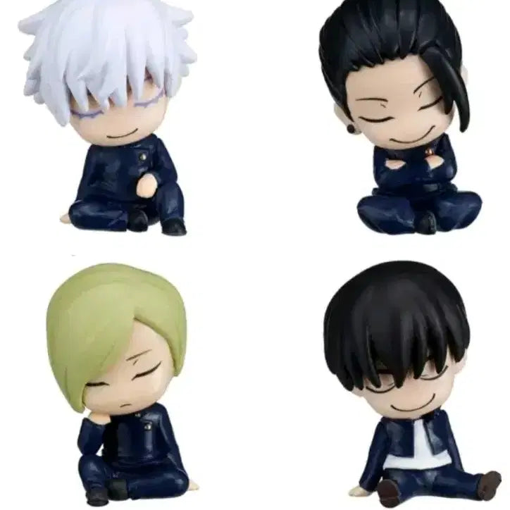 [BUNJANG] Jujutsu Kaisen Shoulder Buddy Figures Set (Gojo, Geto, Nanami, Haibara) / (미개봉새상품) 주술회전 어깨쿵 피규어4종셋