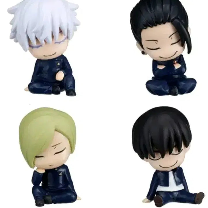 [BUNJANG] Jujutsu Kaisen Shoulder Buddy Figures Set (Gojo, Geto, Nanami, Haibara) / (미개봉새상품) 주술회전 어깨쿵 피규어4종셋