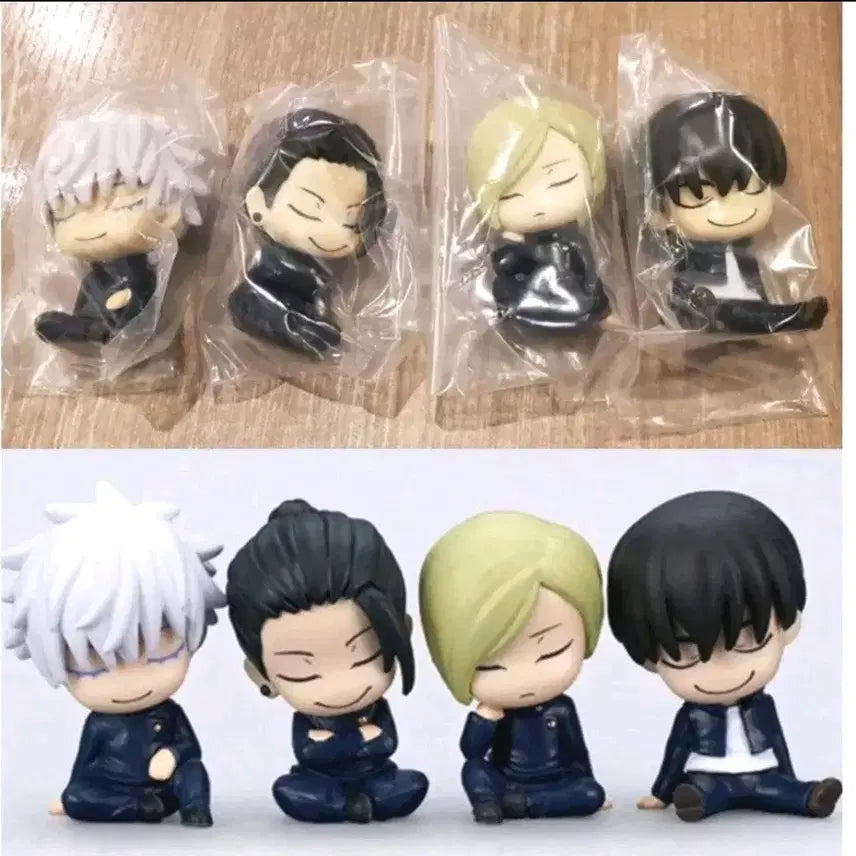 [BUNJANG] Jujutsu Kaisen Shoulder Buddy Figures Set (Gojo, Geto, Nanami, Haibara) / (미개봉새상품) 주술회전 어깨쿵 피규어4종셋
