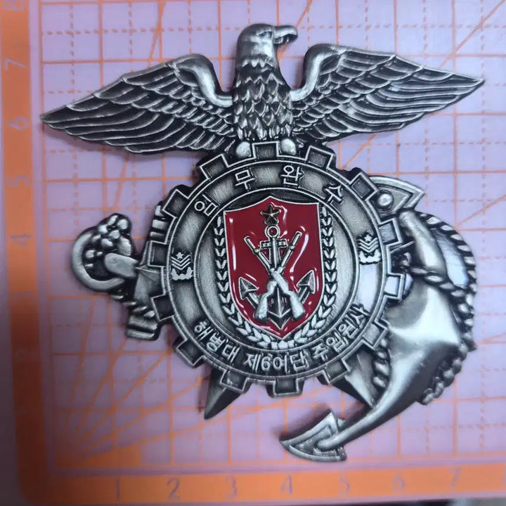 [BUNJANG] ROK Marine Corps 6th Brigade Command Sergeant Major Coin / 해병대 6여단 주임원사코인(부대 군재)