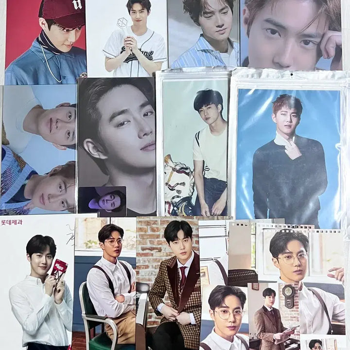 [BUNJANG] EXO SUHO Kim Jun-myeon Photocard Bundle Set / 엑소 수호 김준면 굿즈 포카 일괄 양도