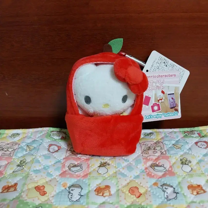 [BUNJANG] Sanrio Hello Kitty Sleeping Bag Plush Keychain / 산리오 헬로키티 침낭인형