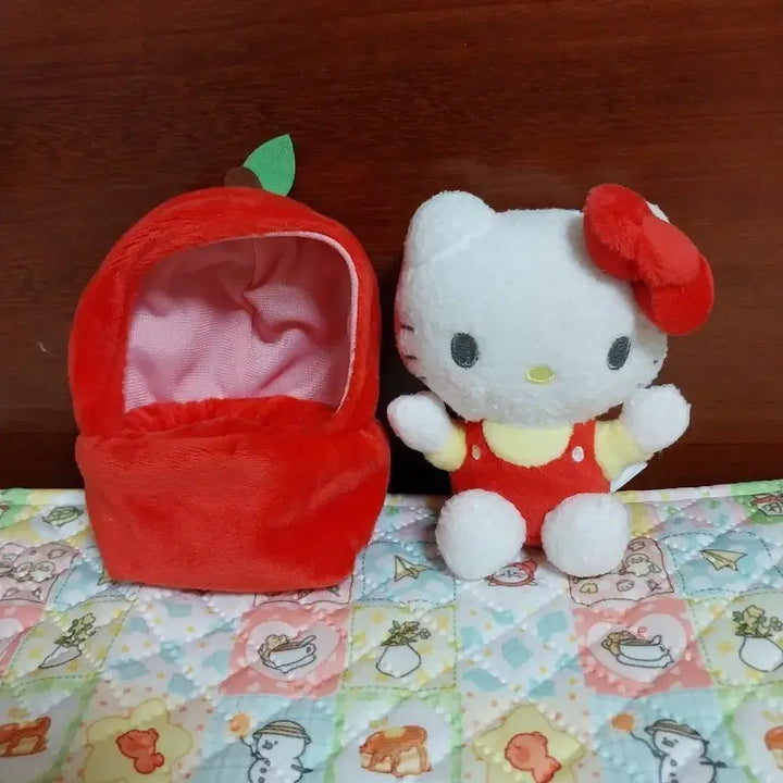 [BUNJANG] Sanrio Hello Kitty Sleeping Bag Plush Keychain / 산리오 헬로키티 침낭인형