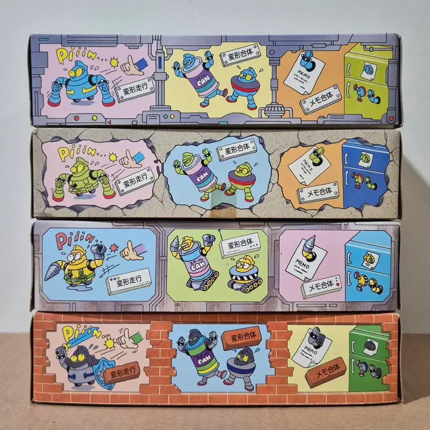 [BUNJANG] Aoshima Magnetic Combination Tetsujin 28-go Set / 아오시마 자력합체 철인28호 4종 일괄
