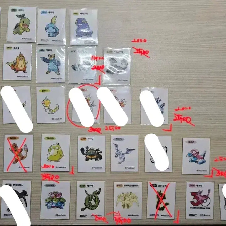 [BUNJANG] Pokemon 30th Anniversary Stickers Collection / 포켓몬 30주년 띠부씰