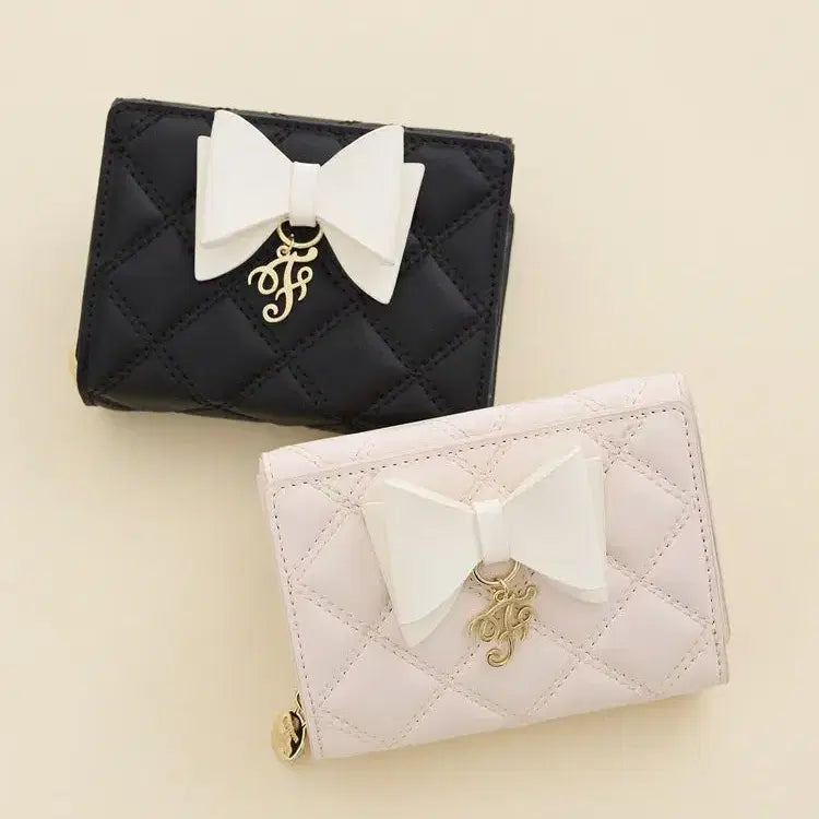[BUNJANG] Maison de FLEUR Ribbon Charm Wallet / Maison de FLEUR 메종드플뢰르 F 참 리본 지갑