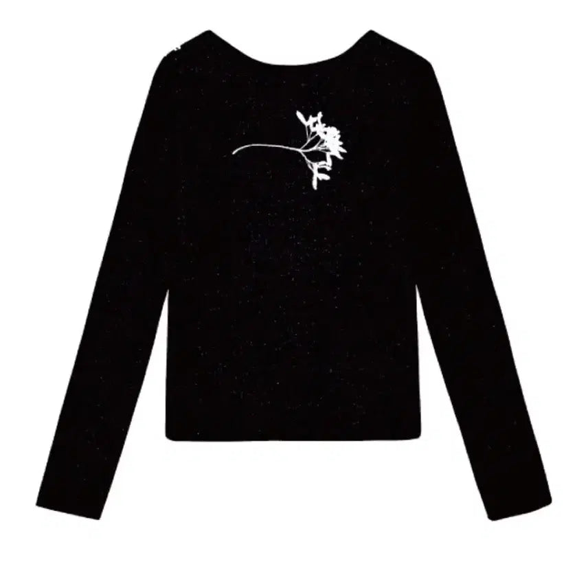 [BUNJANG] Fragfarm Butterfly Butterfly Scarf Long Sleeve T-shirt / 프레그팜 나비바늘꽃 스카프 롱슬리브 티셔츠