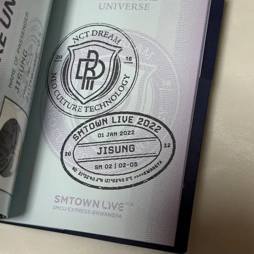 [BUNJANG] NCT Dream Jisung SMCU Kwangya Passport Set / 엔시티드림 지성 smcu 광야 여권 세트