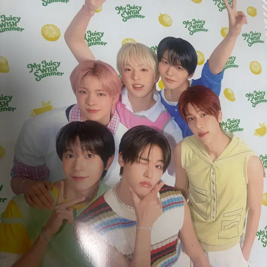 [BUNJANG] NCT NCT WISH Summer Poster / [새상품] 메가커피 NCT 한정판 엔시티 엔위시 여름 포스터