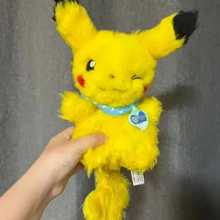 [BUNJANG] Vintage Long-Haired Pikachu Plush Doll (Japan) / 빈티지 고전 포켓몬스터 피카츄 인형 장모 일본