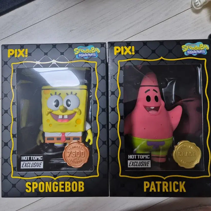 [BUNJANG] Thrilljoy x Spongebob Collaboration Limited Edition Chase Figure Bundle / 한정판 Thrilljoy x 스폰지밥 콜라보, 스폰지밥, 뚱이 시크릿 일괄