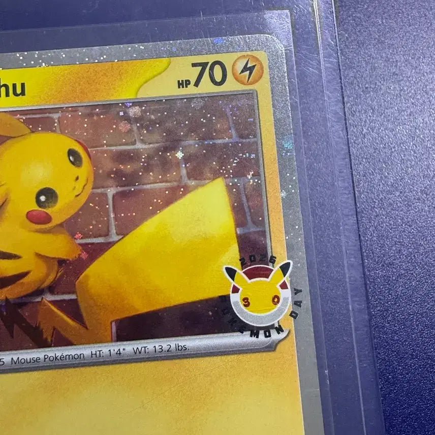 [BUNJANG] 30th Anniversary Swirl Pikachu Card / 30주년 북미 스월피카츄