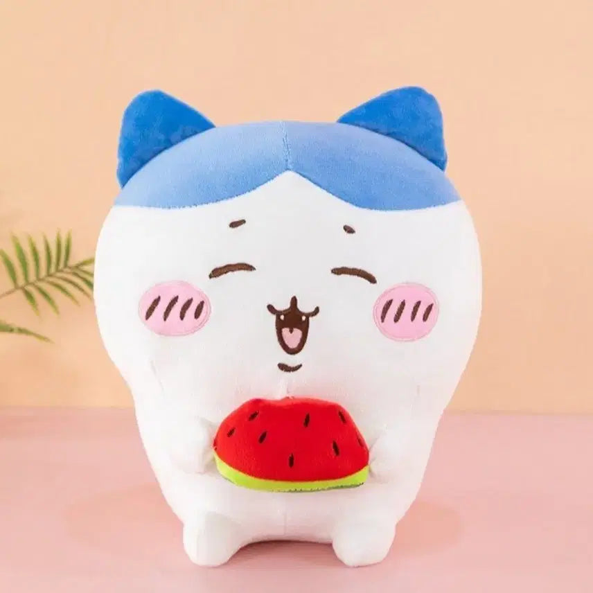 [BUNJANG] Suika Hachiwale Plush Doll (32cm) / 먼작귀 수박 하치와레 인형