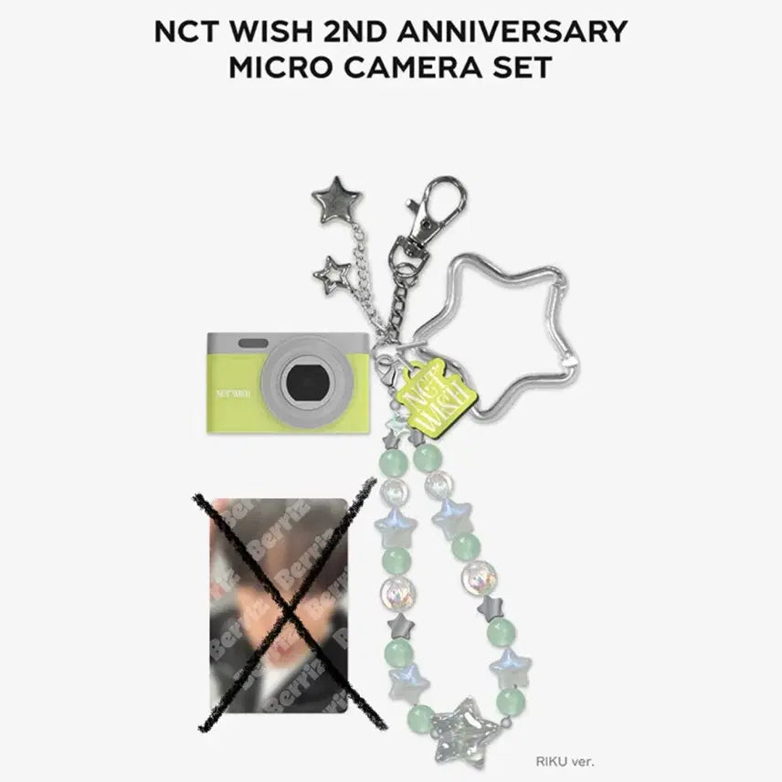 [BUNJANG] NCT WISH 2nd Anniversary MD Micro Camera Set Keyring (Main Product Split Set) / 엔시티위시 2주년 엠디 마이크로 카메라 세트 키링 본품 분철 nct