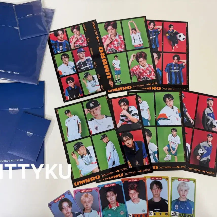 [BUNJANG] NCT WISH Umbro Photocard 4-Cut Photo Package / 엔시티위시 엄프로 포토카드 네컷포토 패키지 양도