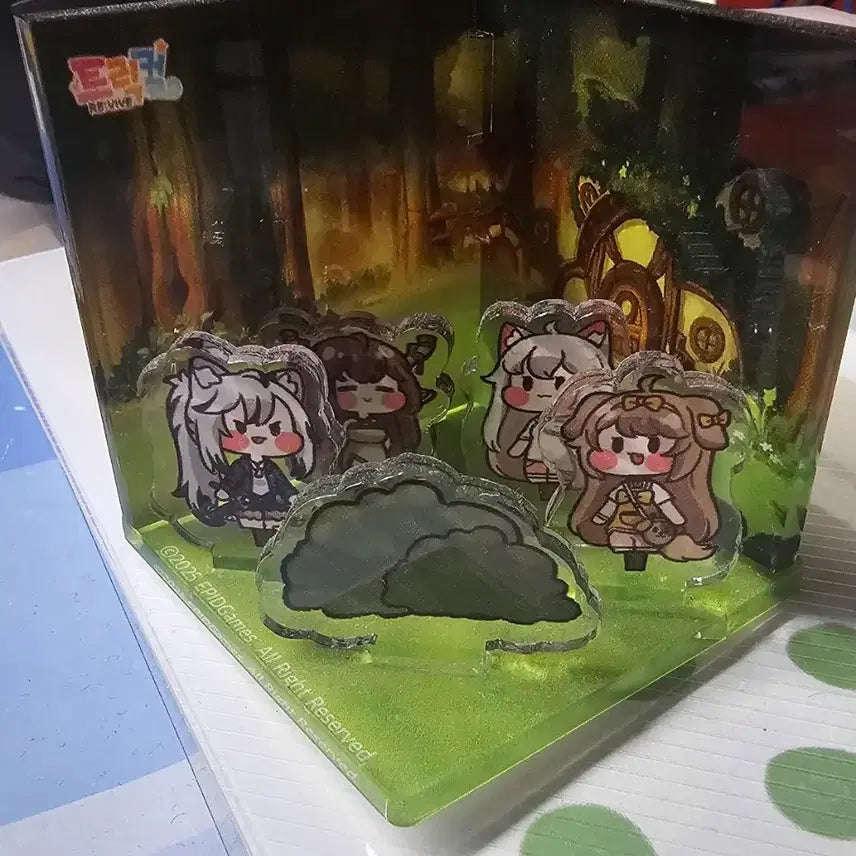 [BUNJANG] Trickle Beast Village Acrylic Diorama / 트릭컬 수인마을 아크릴 디오라마