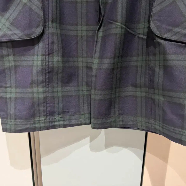[SOLD OUT] 오픈와이와이 롤드 웨이스트 카고 팬츠 타탄 (M)