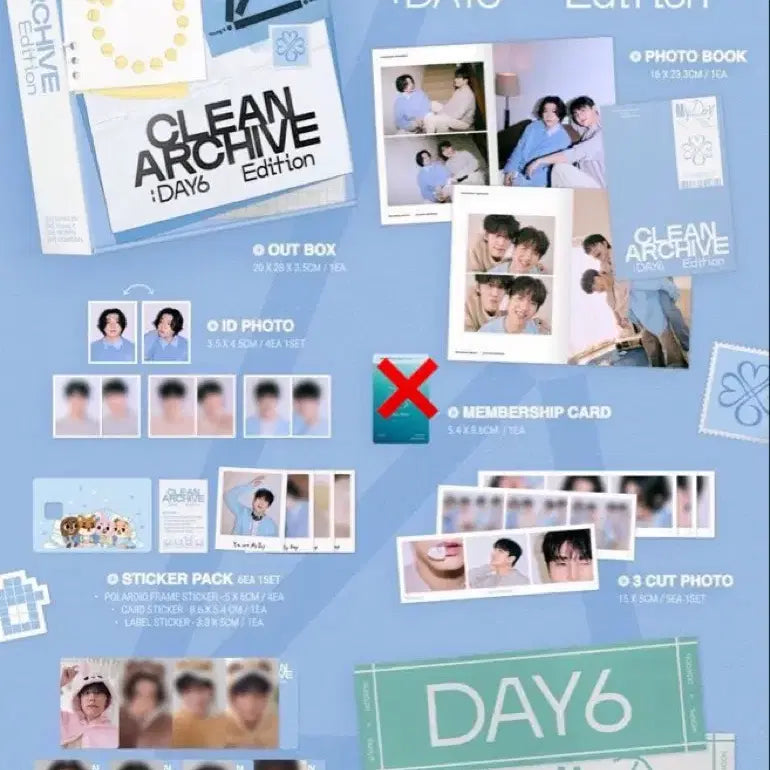 [BUNJANG] Day6 My Day 6th Kit Photocard Holder (Unsealed) / 미개봉) 데이식스 마이데이 6기 키트 day6 myday 6th kit