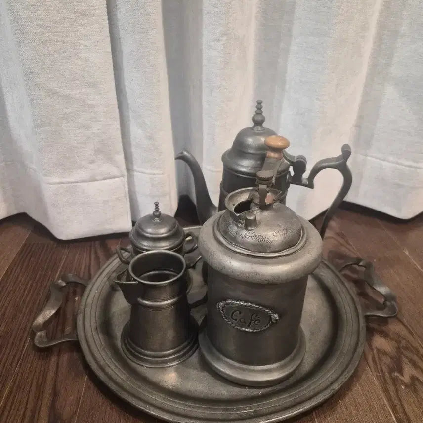 [BUNJANG] Italian Antique Pewter Set / 이태리 엔틱 주석세트