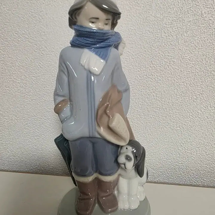 [BUNJANG] Yadro Winter Boy and Puppy Figurine / 야드로 겨울소년과 강아지 피겨린