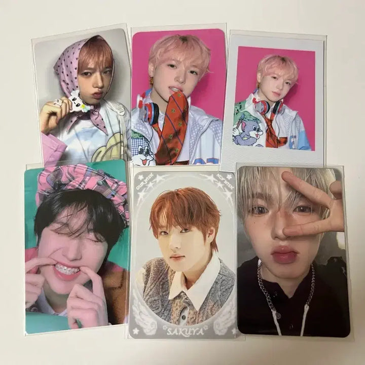 [BUNJANG] NCT WISH SAKUYA Photocard Bundle Set / 엔시티 위시 사쿠야 포카 세트 일괄 양도 시그 팝팝 앙콘 오드투러브