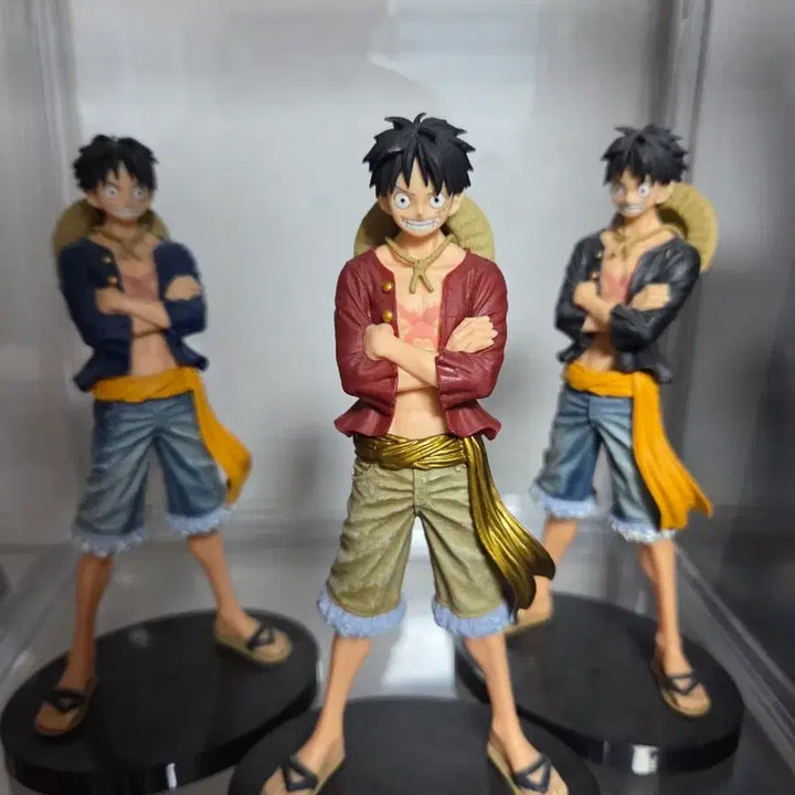 [BUNJANG] One Piece Luffy Figure Bundle Set / 원피스 루피 피규어 3개 일괄