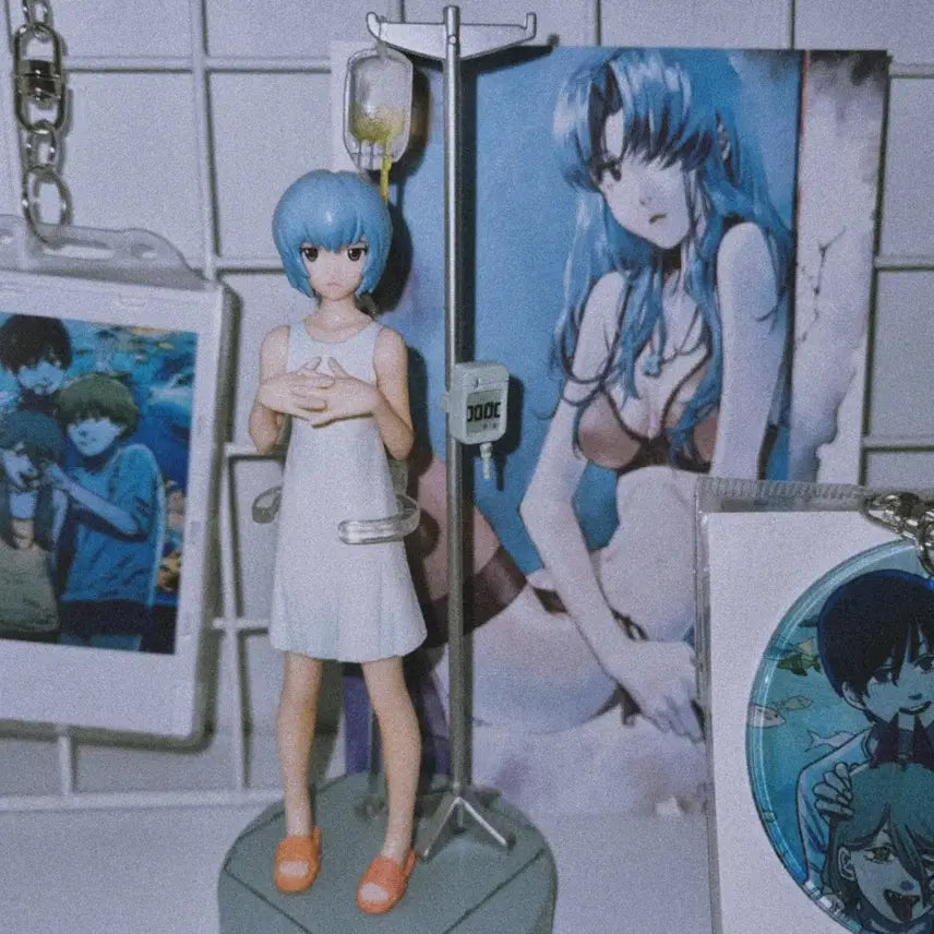 [BUNJANG] Evangelion Rei Ayanami Childhood Portrait Figure / 미개봉 에반게리온 레이 고전 유년기 포트레이트 피규어 미소녀