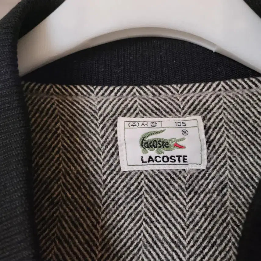 [BUNJANG] Lacoste Vintage Herringbone Blouson / [105] 빈티지 라코스테 헤링본 블루종