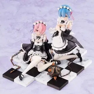 [BUNJANG] Re:Zero Ram Revolve 1/8 Scale Figure (Sealed) / Re: 제로 렘 람 피규어 리볼브(Revolve) 1/8 미개봉